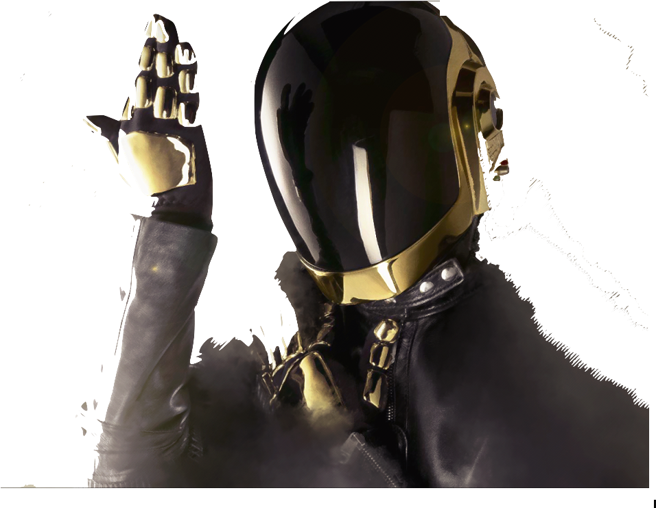 Daft Punk By Alfdclxvi-1 - Daft Punk Png (1024x819), Png Download