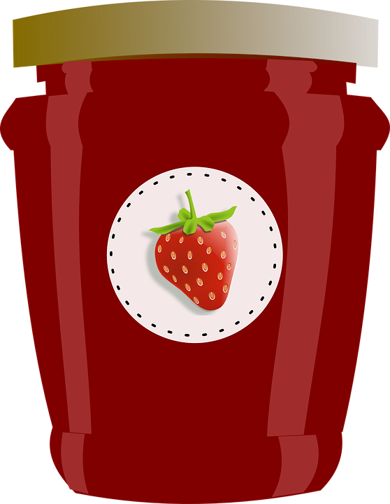 Jelly Png Free Download - Jam Clipart (558x720), Png Download