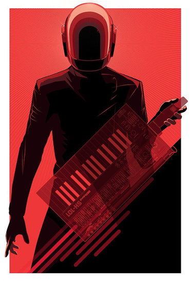 Daft Punk Rsz Daftpunk3 " - Music (583x547), Png Download