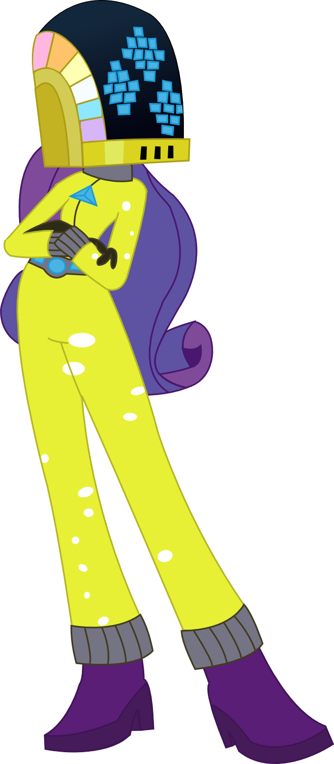 Sketchmcreations, Clothes, Costume, Crossed Arms, Daft - Rainbow Rocks Rarity Costume (681x1555), Png Download