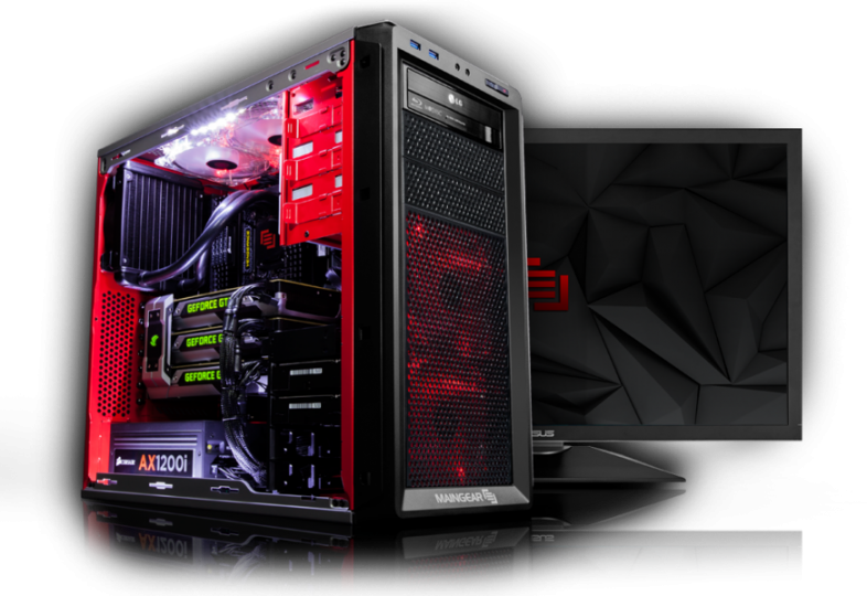 Building A Gaming Pc - Power Supply Sleeving Maingear (786x540), Png Download