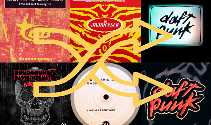 Shuffle Button, Volume - Daft Punk - Homework (2lp) (675x400), Png Download