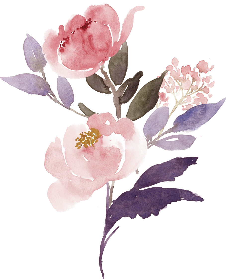 Bouquet2 - Flower Petals Inspiration Cards By Cheralyn Darcey (1000x1141), Png Download