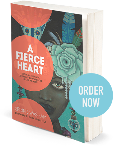 Book Home Order-now - Fierce Heart: Finding Strength, Wisdom, And Courage (390x497), Png Download