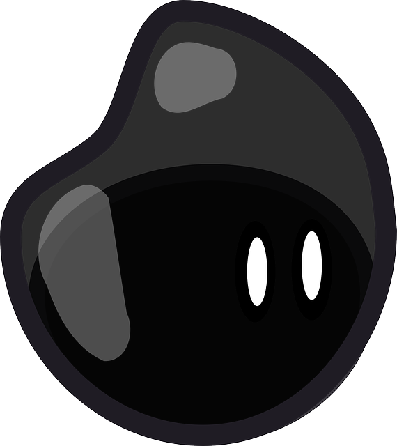 Eyes, Black, White, Cartoon, Bubble, Jelly, Thoughts - Black Jelly Cartoon (570x640), Png Download