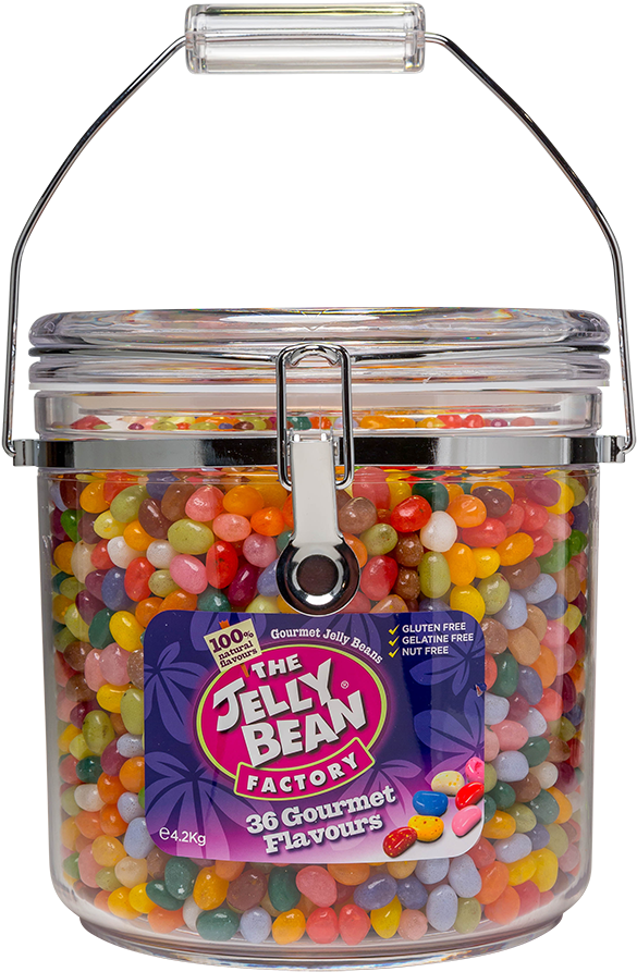 2 Kg Monster Jar Of Gourmet Jelly Beans - Jelly Beans Big Jar (900x900), Png Download