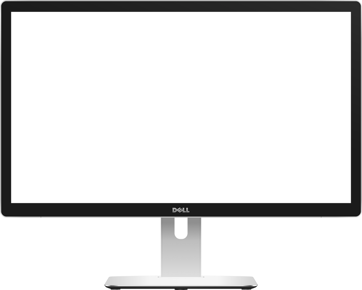 Intel And Nvidia Powered - White Screen Gaming Computer (1162x930), Png Download