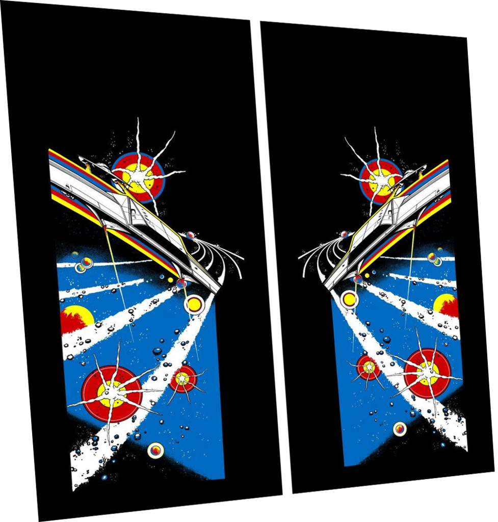 Asteroids- Side Art - Asteroids Mini Arcade Classics Game Atari 05 (977x1024), Png Download