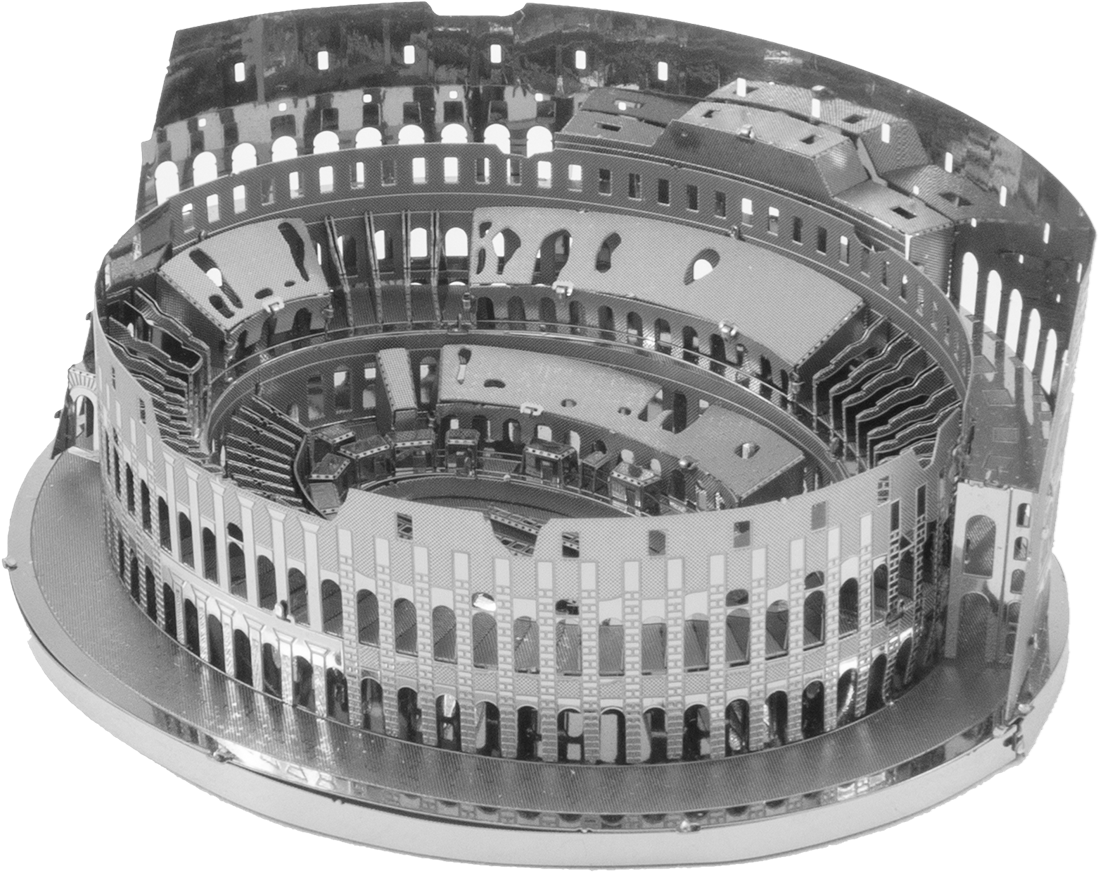 Picture Of Roman Colosseum Ruins - Metal Earth Colosseum (620x481), Png Download