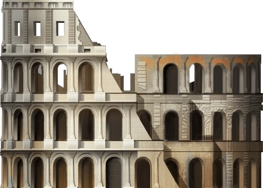 Free Png Colosseum Png Images Transparent - Palace (850x609), Png Download