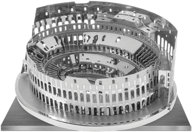 Picture Of Iconx - Metal Earth Colosseum (400x400), Png Download