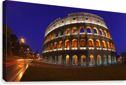The Colosseum In Rome, Italy Canvas Print - Poster: Coliseum, Rome, Italy, 61x41in. (428x289), Png Download
