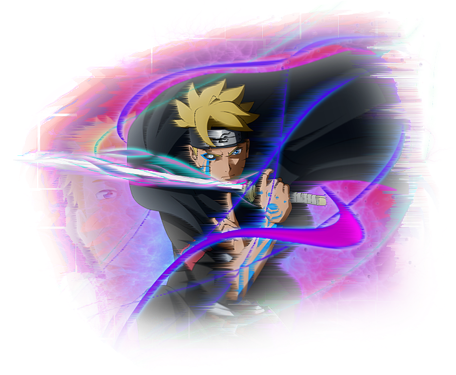 Fluff6* Adult Boruto Fan-made Card Art - Cartoon (1024x819), Png Download