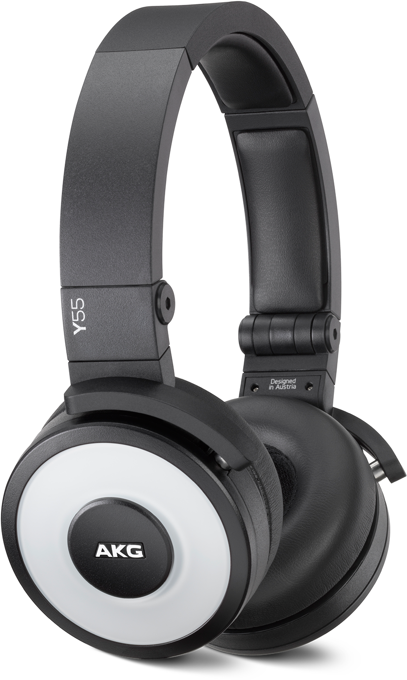 Akg Y55 Headphones - Akg Y55 Dj Headphones (black) (1606x1606), Png Download