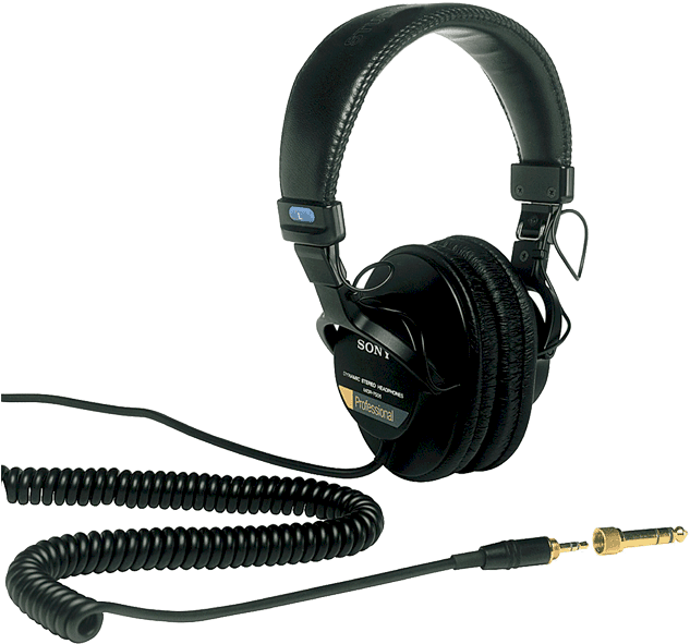 Sony Mdr7506 (640x601), Png Download