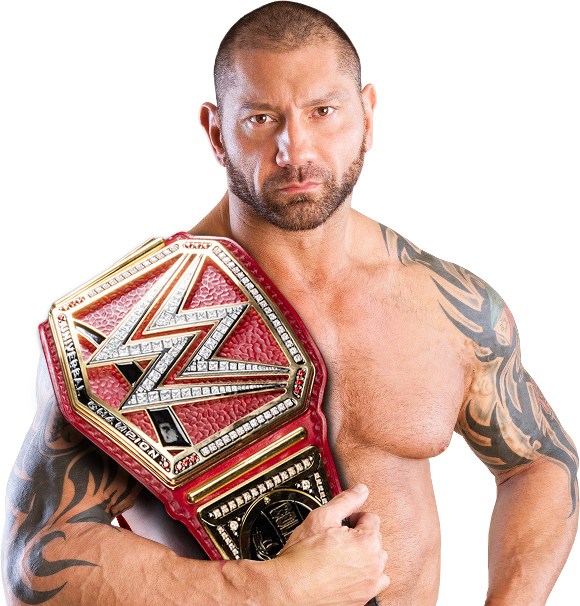 Batista - Batista Wwe Champion Png (1204x1233), Png Download