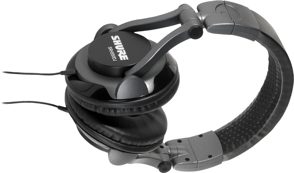 Illustration Shure Srh550dj Dj Headphones - Shure Srh550 Dj Headphones (1700x600), Png Download
