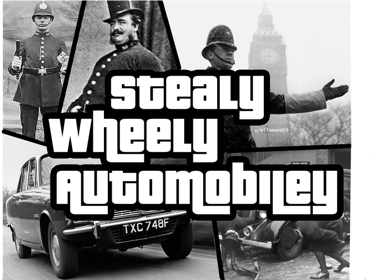 Stealy Wheely Automobiley Meme (1024x576), Png Download