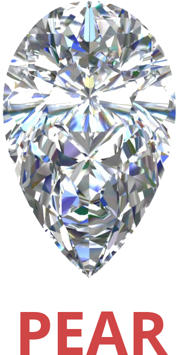 Pear Cut Diamond - Diamond Cut (1024x1024), Png Download