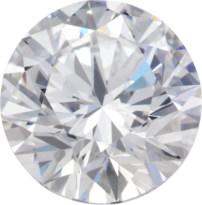 2 Ct Round Loose Diamond - Round Diamond (473x480), Png Download