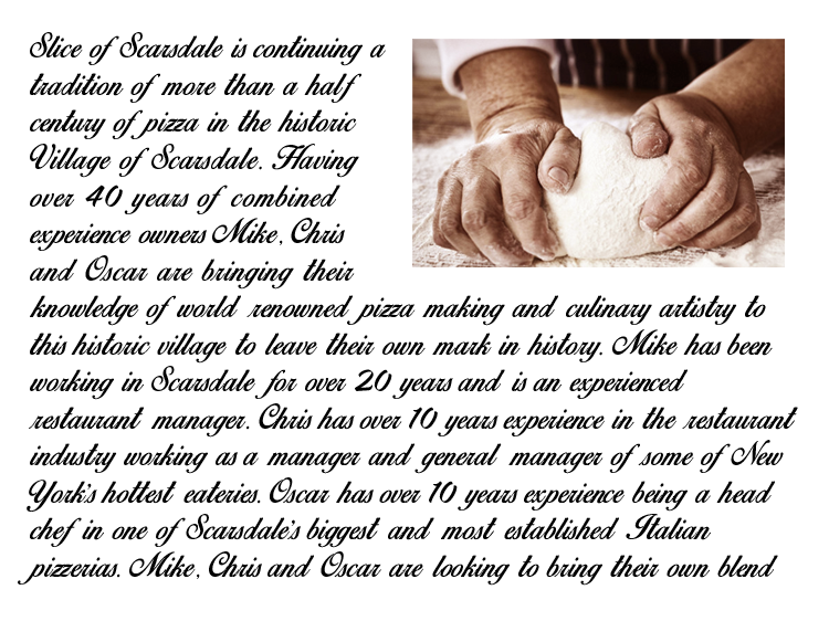 Slice Of Scarsdale Restaurant And Pizza - Pane E Roba Dolce. Un Classico Della Tradizione By (750x562), Png Download