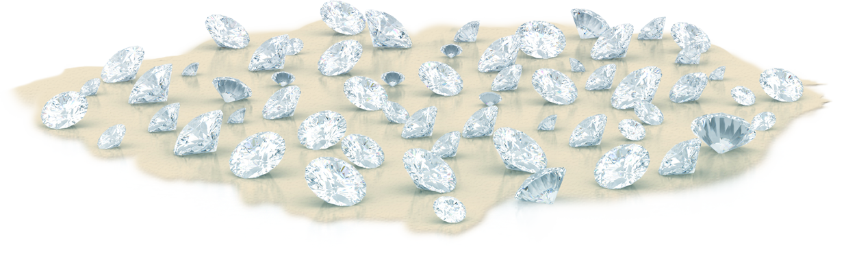 Loose Diamonds Png - Diamond (1252x406), Png Download