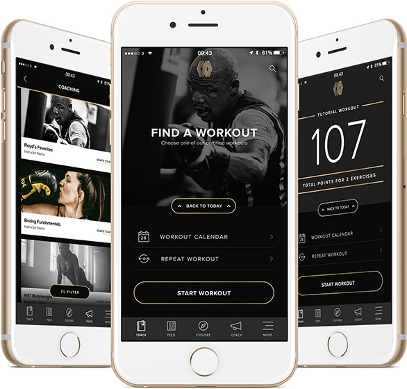 Mayweather Boxing Fitness - Mobile Phone (610x560), Png Download