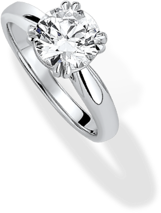 Diamonds Solitaire Diamonds Solitaire - Ritani (320x423), Png Download