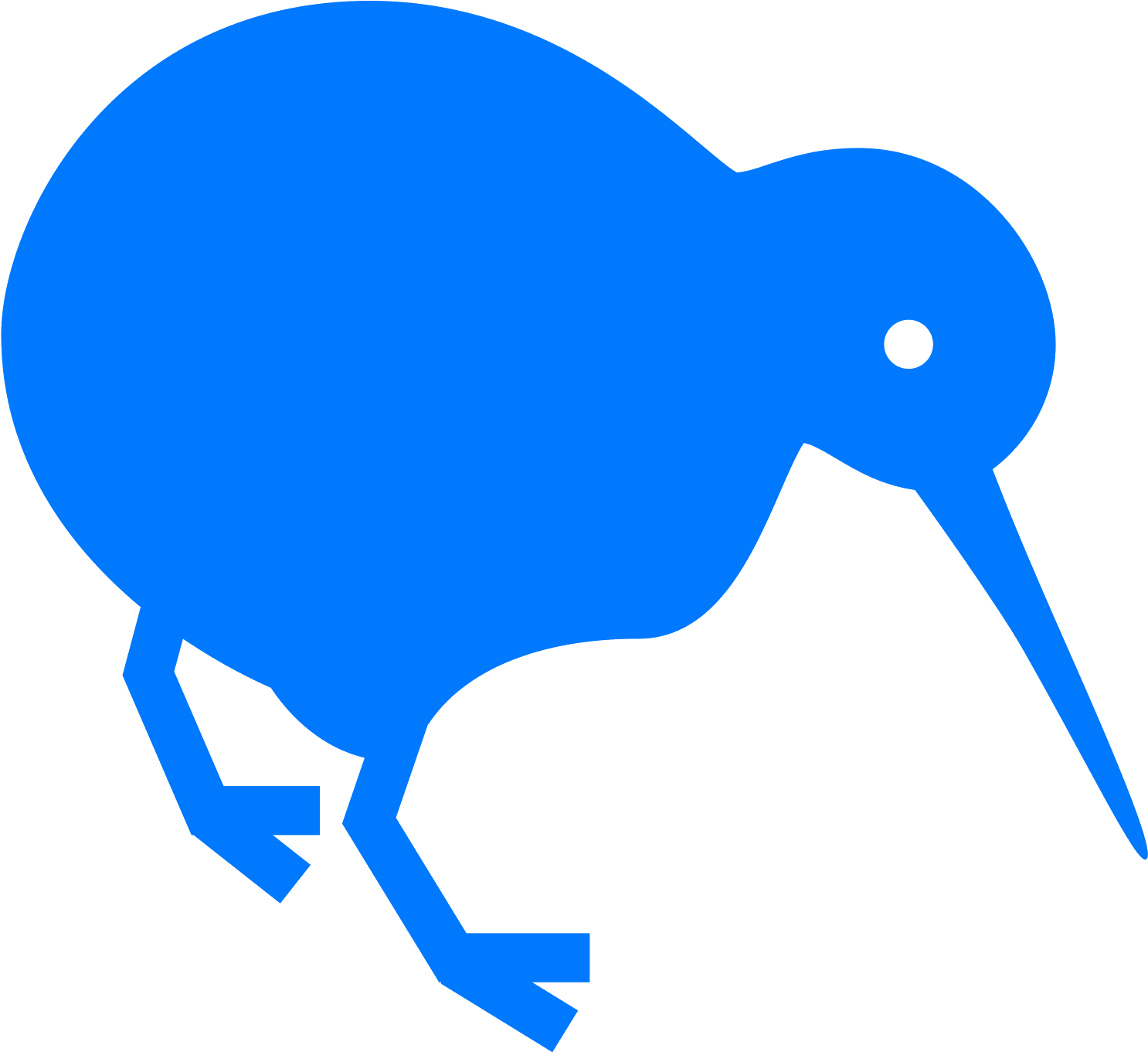Image Royalty Free Stock Bird Filled Icon Free Download - Kiwi Bird Kiwi Icon (1600x1600), Png Download