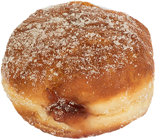 Strawberry Jam Doughnut - Macaroon (400x400), Png Download