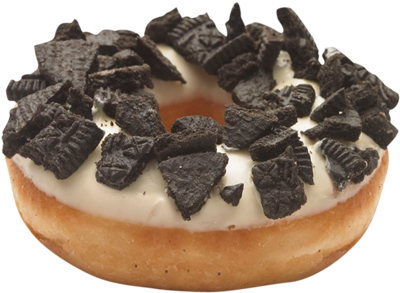 Kookie Krunch - Krispy Kreme Cookie Crunch (490x392), Png Download