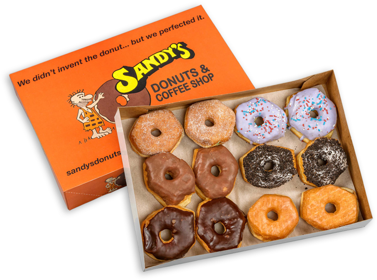 Kids Donuts - Sandy Doughnuts (800x625), Png Download
