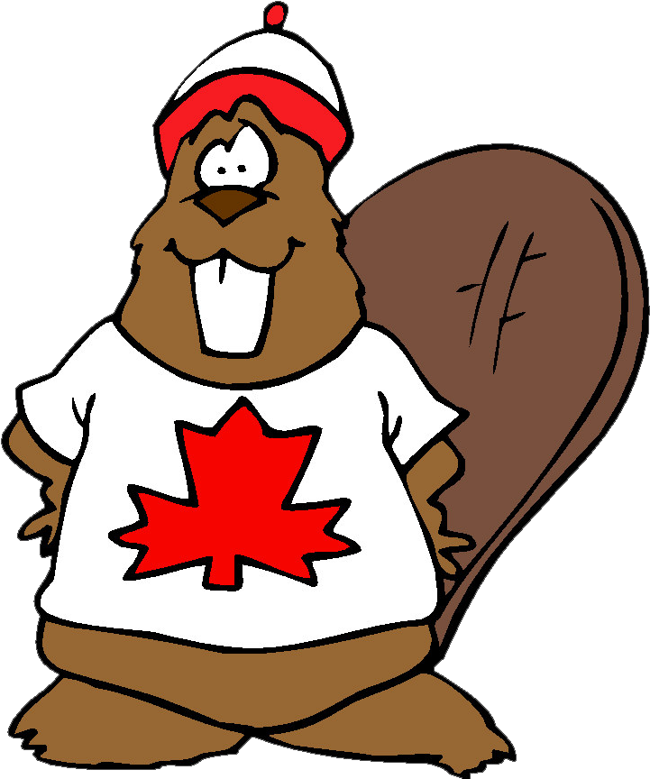 Beaver - Canadian Beaver Clipart (757x880), Png Download