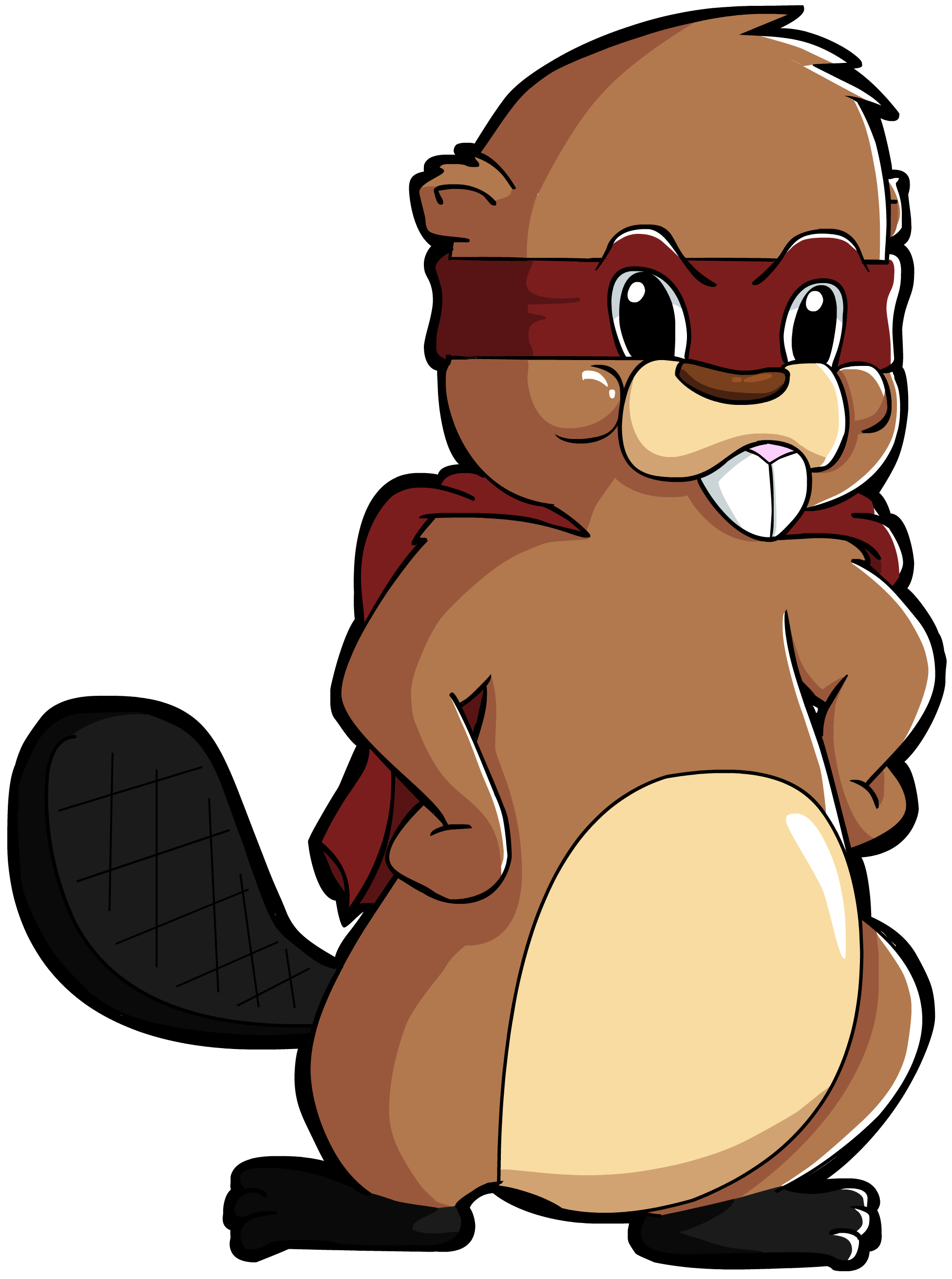 Superhero Beaver - Beaver Superhero (2738x2738), Png Download