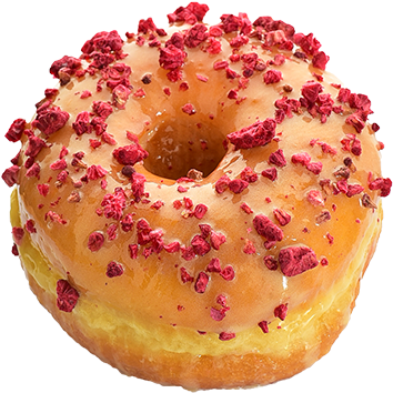 Raspberry Special Doughnut - Doughnut (400x400), Png Download