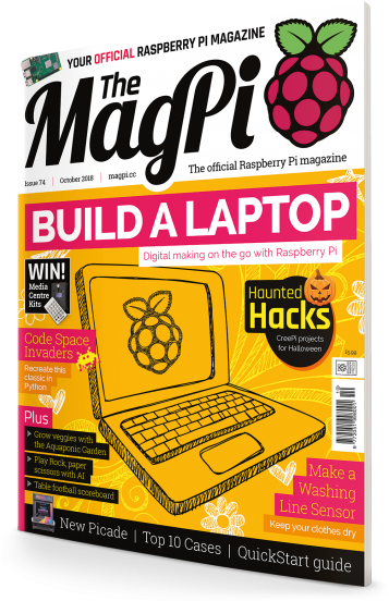 Magpi - Raspberry Pi (500x597), Png Download