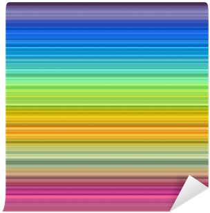 Rainbow Colors Abstract Horizontal Lines Background - Cobalt Blue (400x400), Png Download