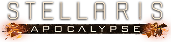 Apocalypse, , Gamelogo - Stellaris Apocalypse Logo Png (600x213), Png Download