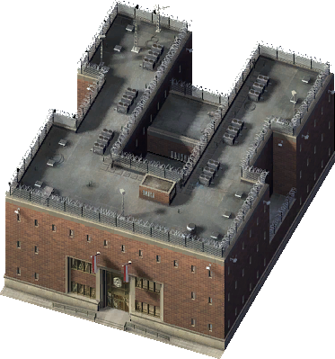 Image - Jail - Simcity 4 Jail (373x399), Png Download