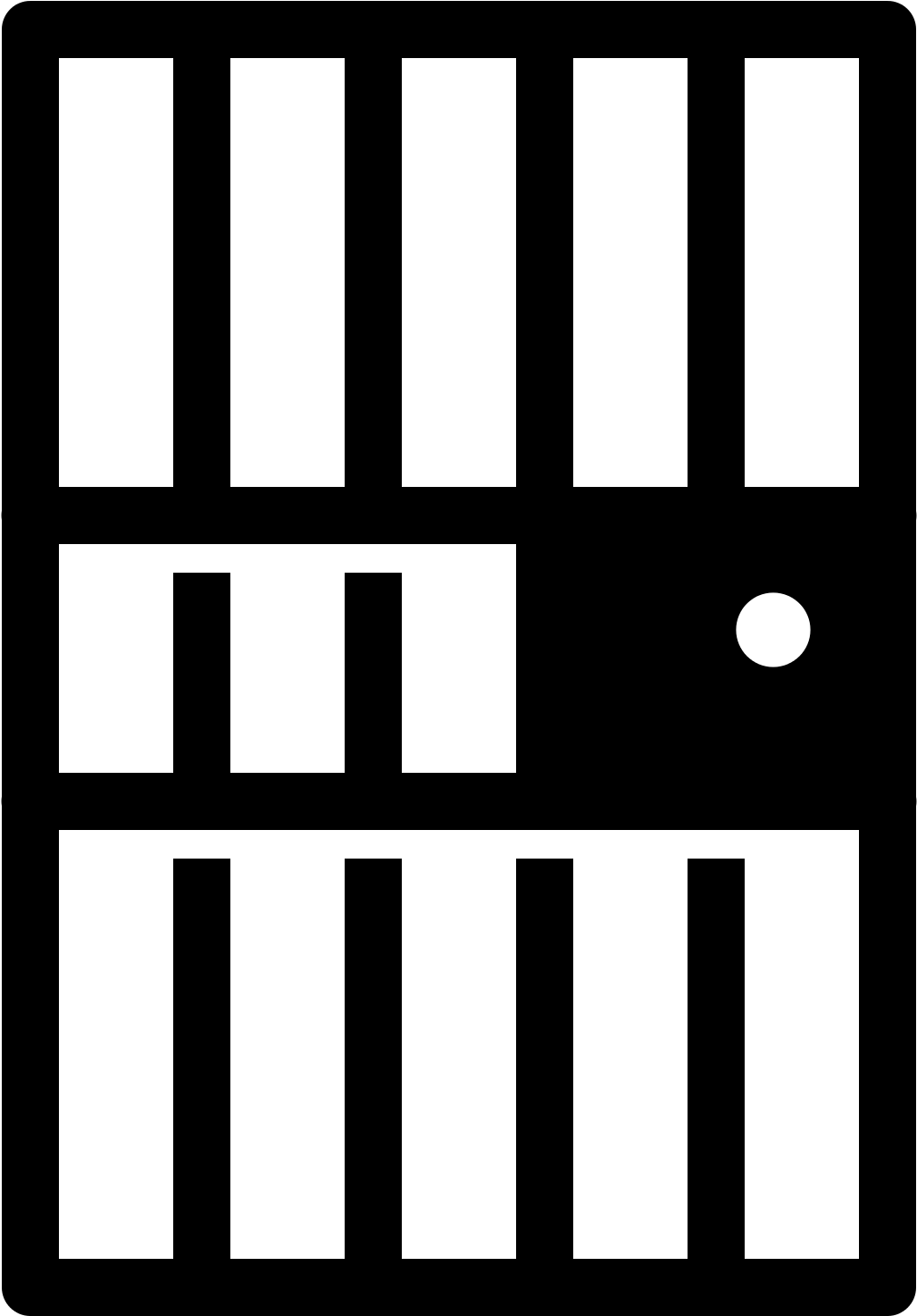 Free Jail Door Png - Jail Bars Icon (1600x1600), Png Download