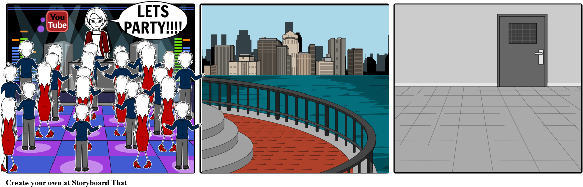 Dance Party Then Jail - Comics (1164x385), Png Download