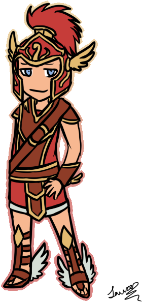 Mercury Drawing Sketch - Smite Mercury Fan Art (416x620), Png Download