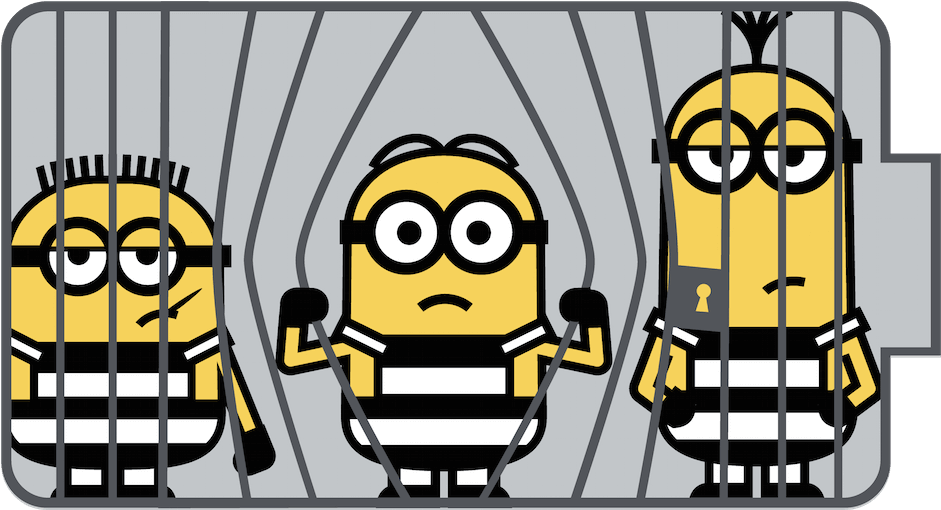 Minion In Prison (1000x522), Png Download