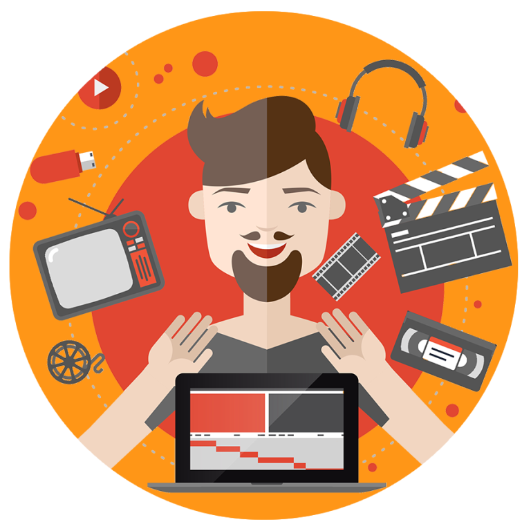 Youtuber-768x768 - Arts And Design Profession (768x768), Png Download