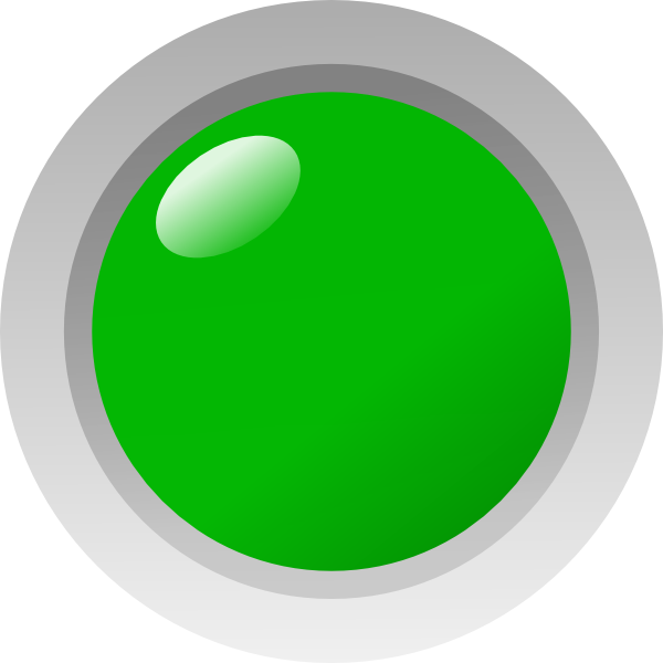 Small - Green Led On Off (600x600), Png Download