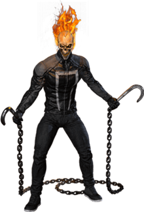 Marvel Comic Character, Marvel Comic Books, Comic Movies, - Marvel Heroes Ghost Rider Robbie Reyes (300x420), Png Download