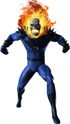 Ghost Rider - Marvel Fantastic Four Ghost Rider (300x420), Png Download