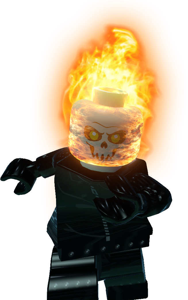 Lego - Ghost Rider Lego Marvel (711x1043), Png Download