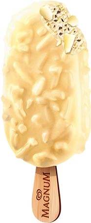 Almonddeath By Chocolate - Magnum Mini White Almond (500x483), Png Download