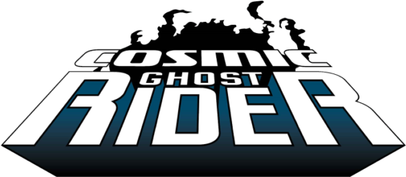 Cosmic Ghost Rider Rides Into Comic Shops With New - Cosmic Ghost Rider Logo (600x257), Png Download